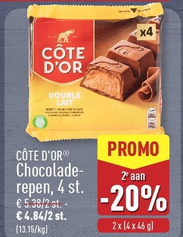 Chocolade­ repen, 4st.