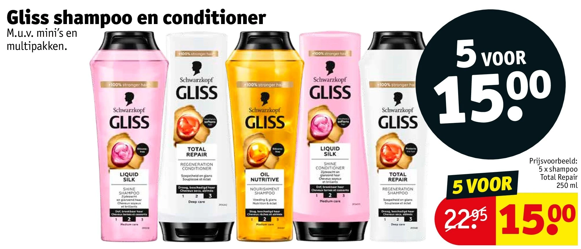 Gliss shampoo en conditioner