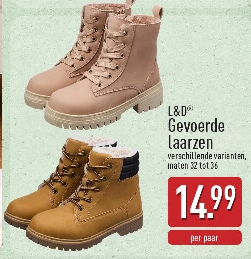 Gevoerde laarzen