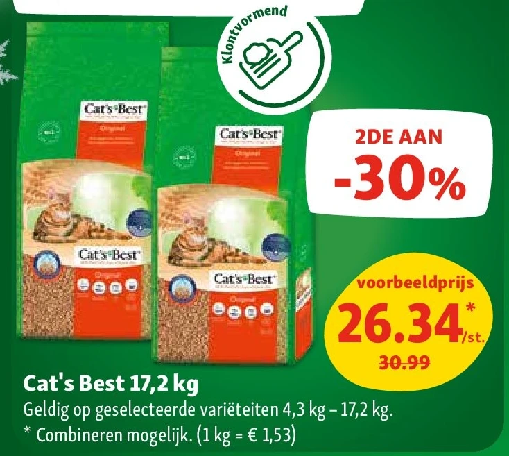 Cat's Best 17,2 kg