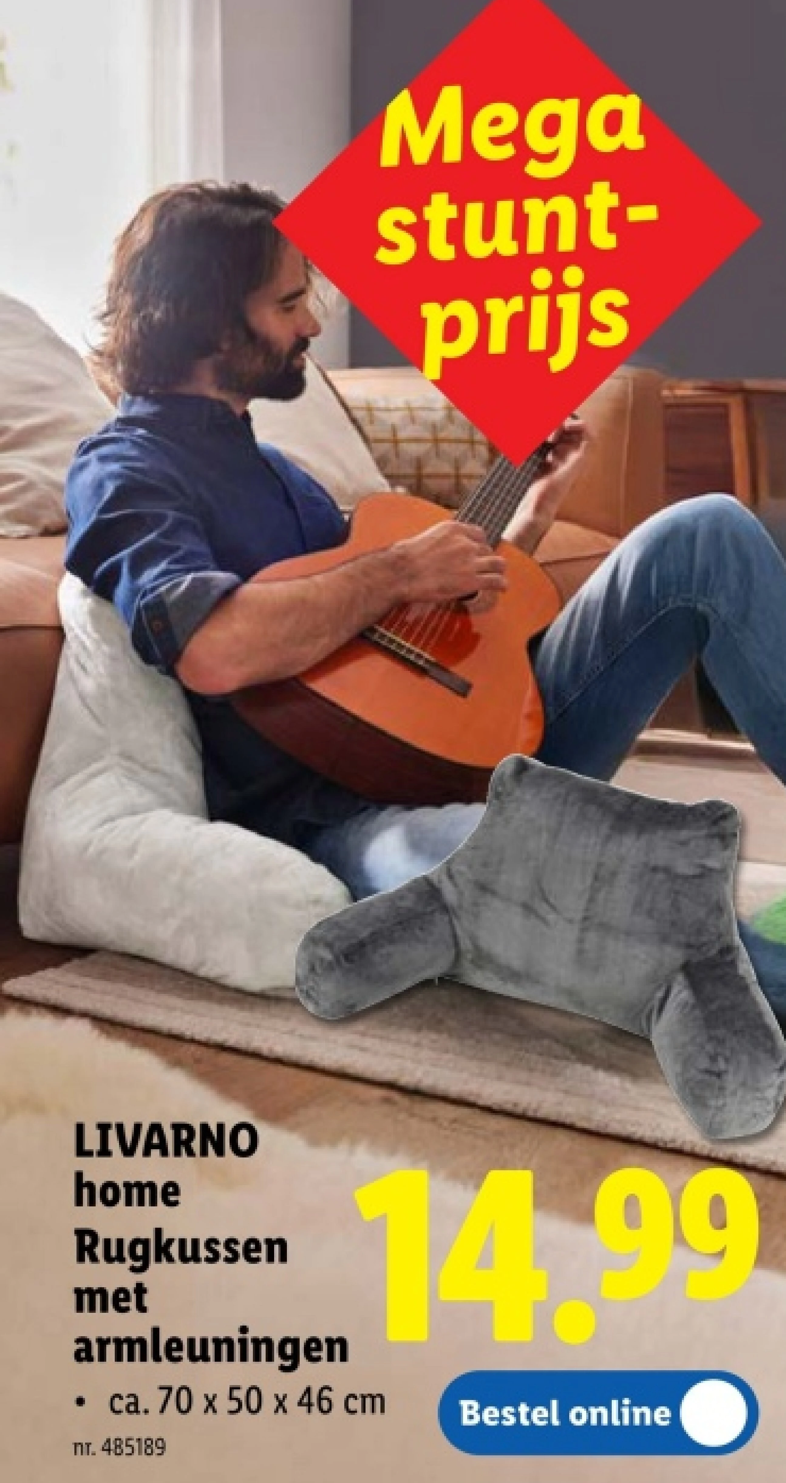 Rugkussen met armleuninge