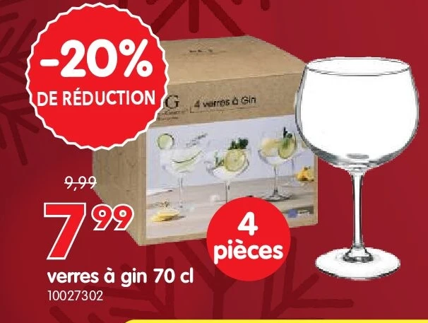 verres à gin 70 cl