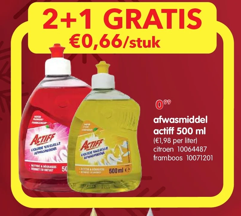 afwasmiddel actiff 500 ml