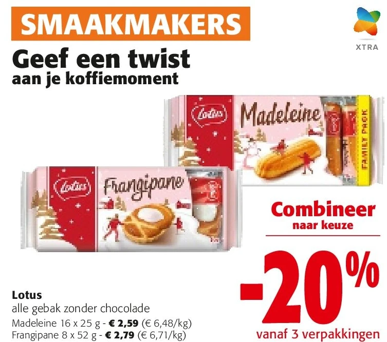 Lotus Madeleine 16 x 25 g