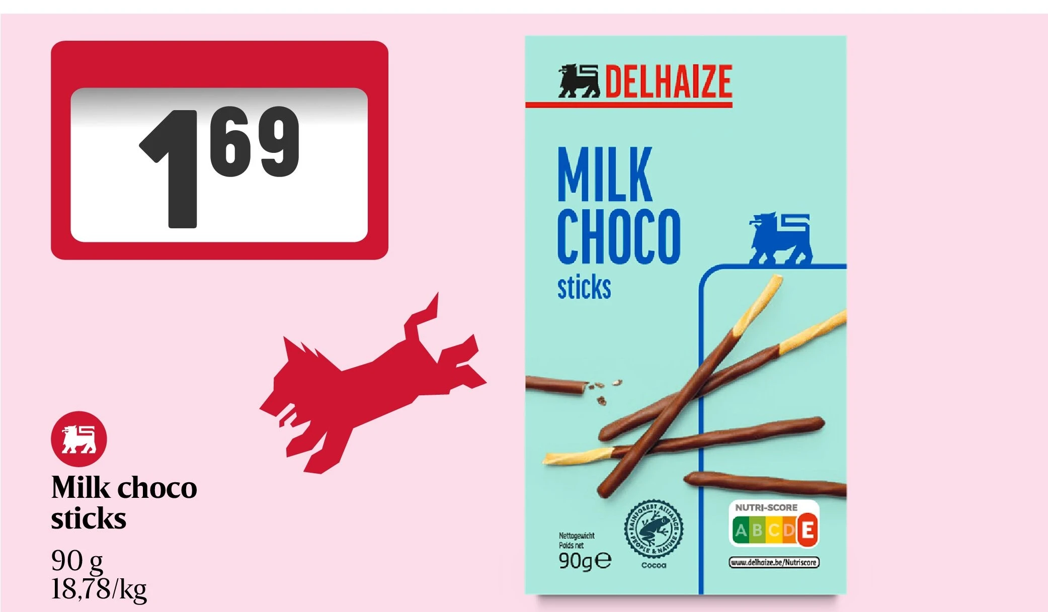 Milk choco sticks