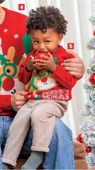 Kersttrui voor baby’s - van 6 maanden tot 4 jaar