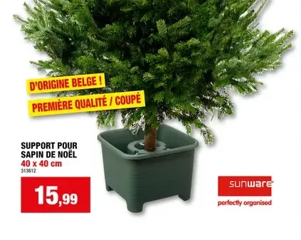 SUPPORT POUR SAPIN DE NOËL 40 x 40 cm