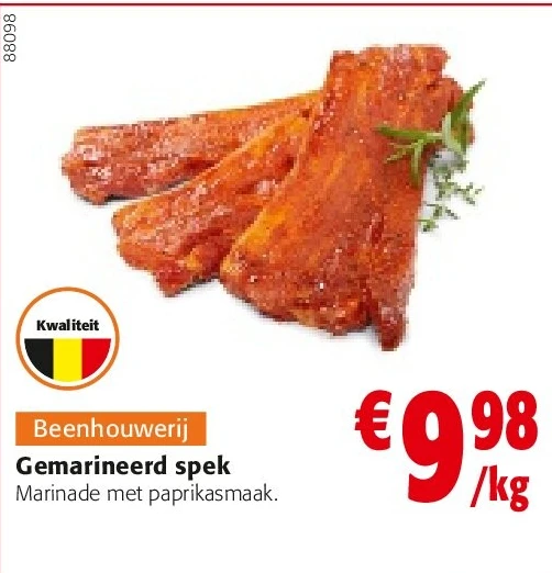 Gemarineerd spek