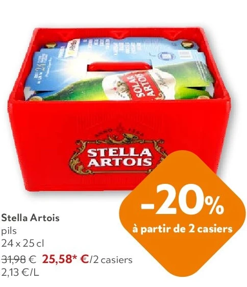 Stella Artois pils 24 x 25 cl