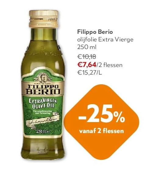 Filippo Berio olijfolie Extra Vierge 250 ml