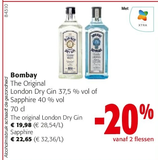 Bombay The original London Dry Gin