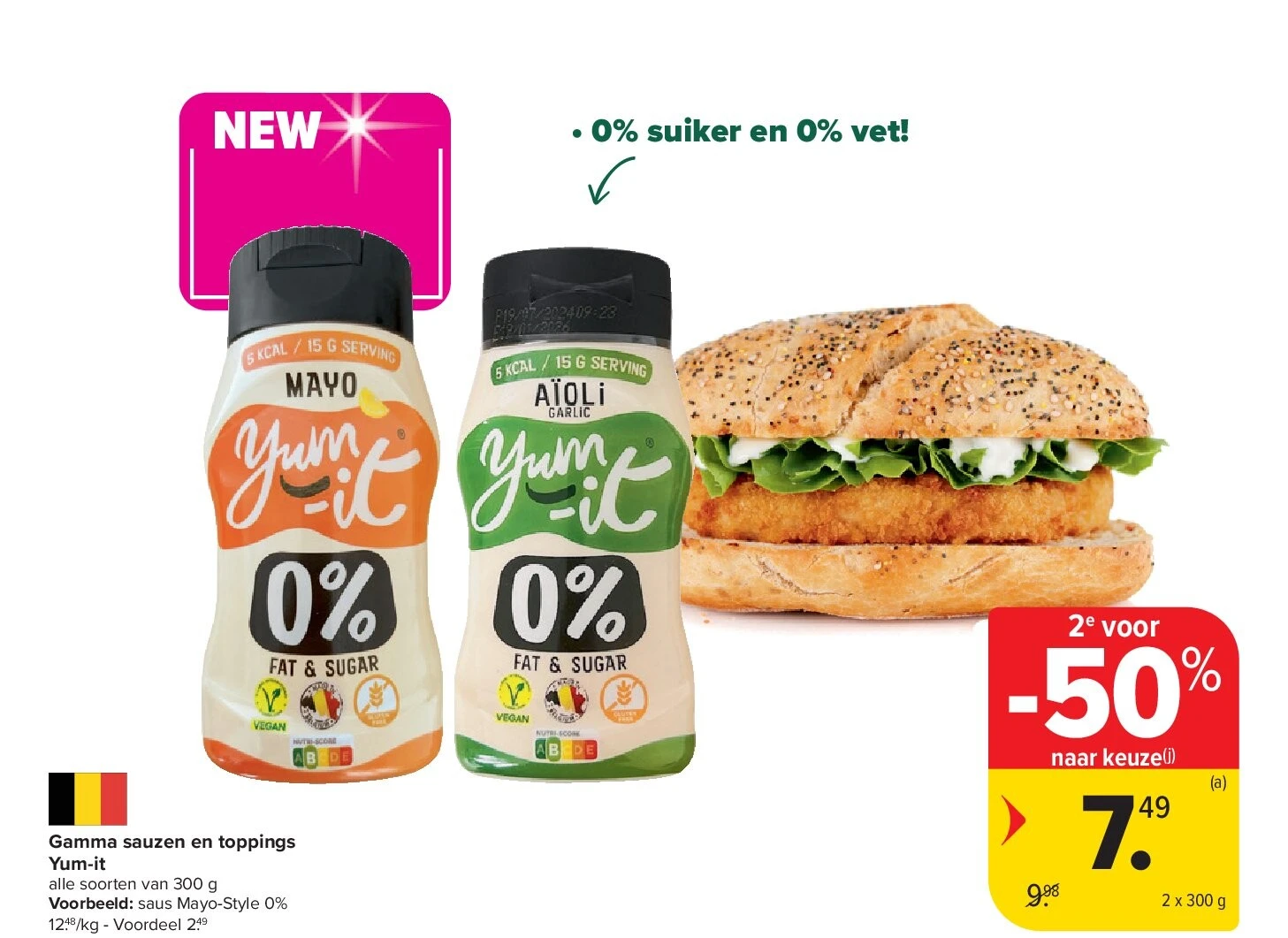 Gamma sauzen en toppings Yum-it