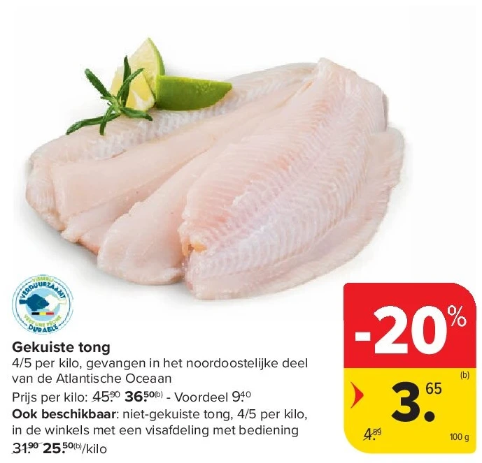Gekuiste tong
