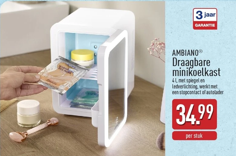 Draagbare minikoelkast