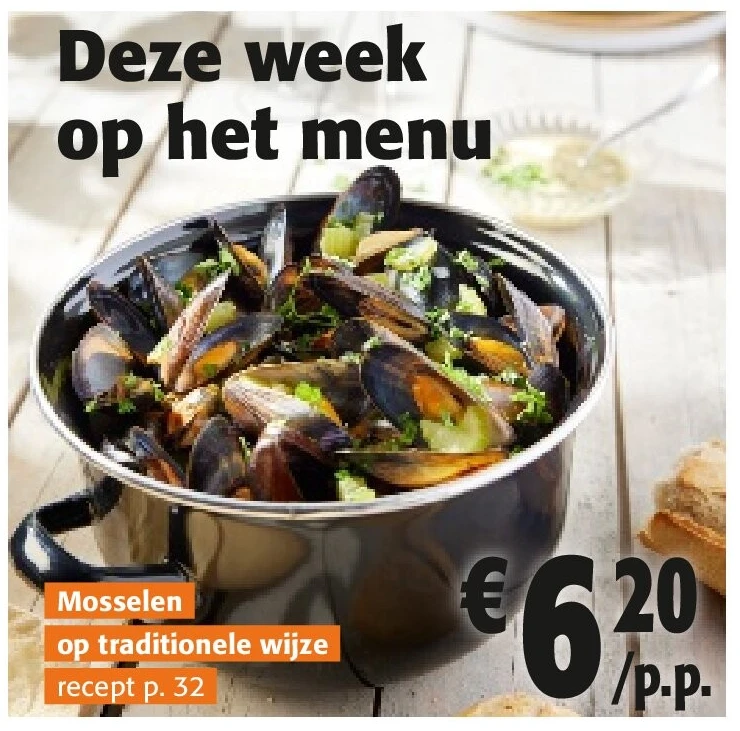 Mosselen op traditionele wijze