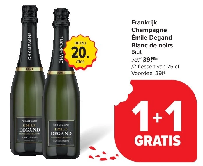 Frankrijk Champagne Émile Degand Blanc de noirs