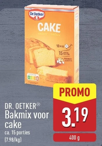 Bakmix voor cake
