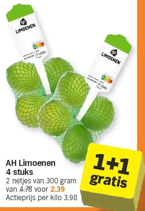AH Limoenen 4 stuks