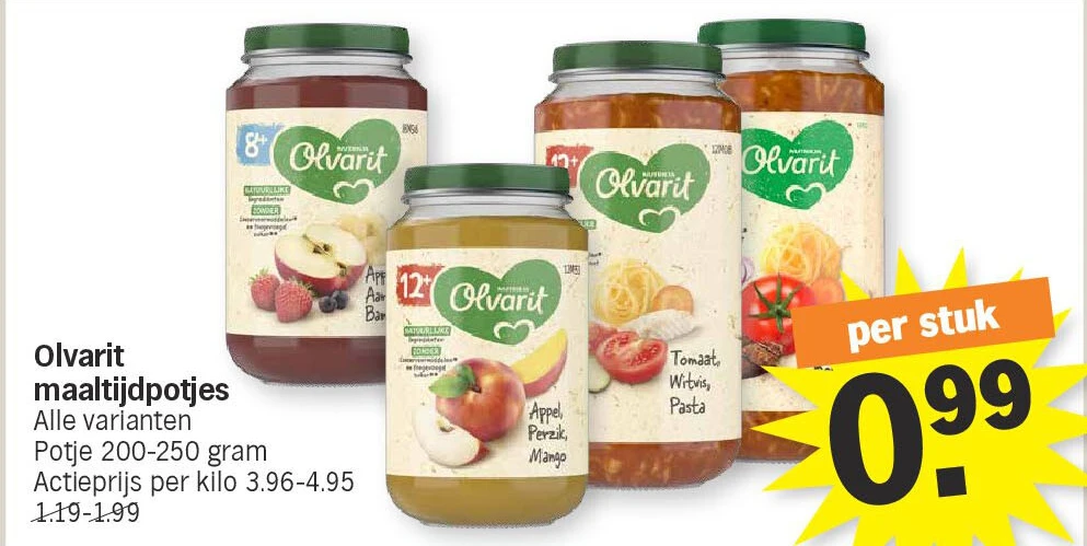 Olvarit maaltijdpotjes
