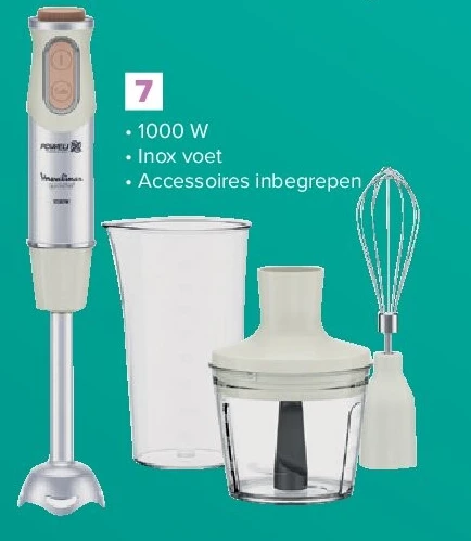 Staafmixer Quickchef 3 in 1