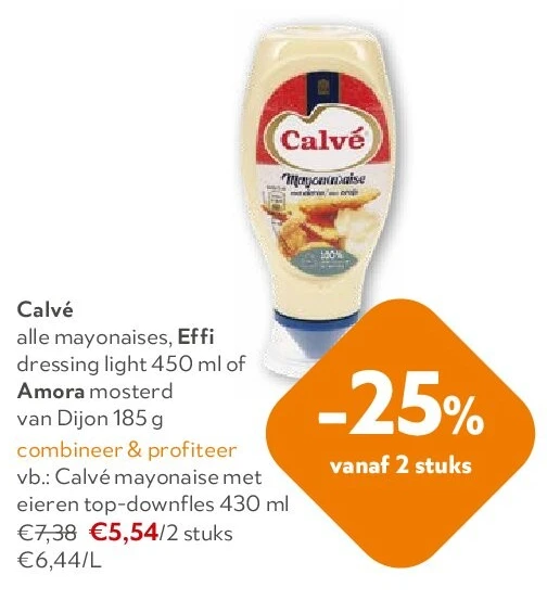 Calvé mayonaise met eieren top-downfles 430 ml