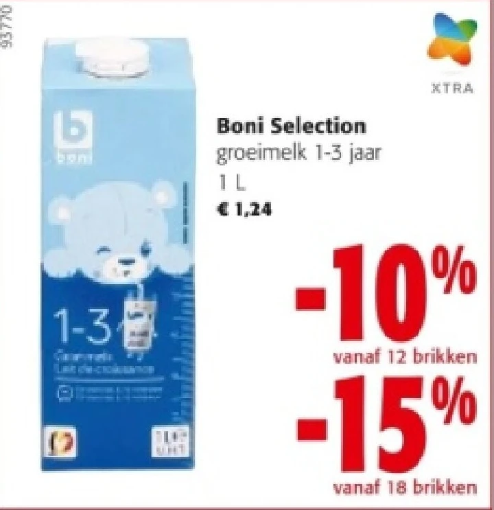 Boni Selection groeimelk 1-3 jaar 1L