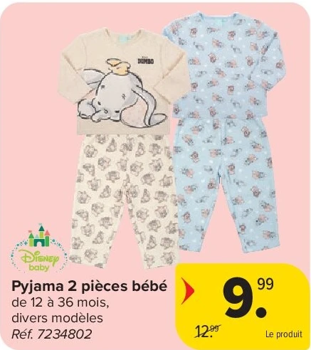 Pyjama 2 pièces bébé