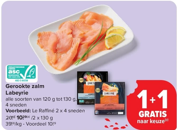 Gerookte zalm Labeyrie