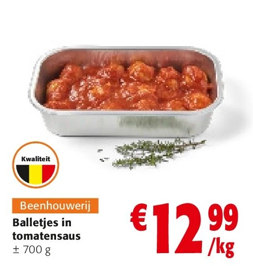 Balletjes in tomatensaus