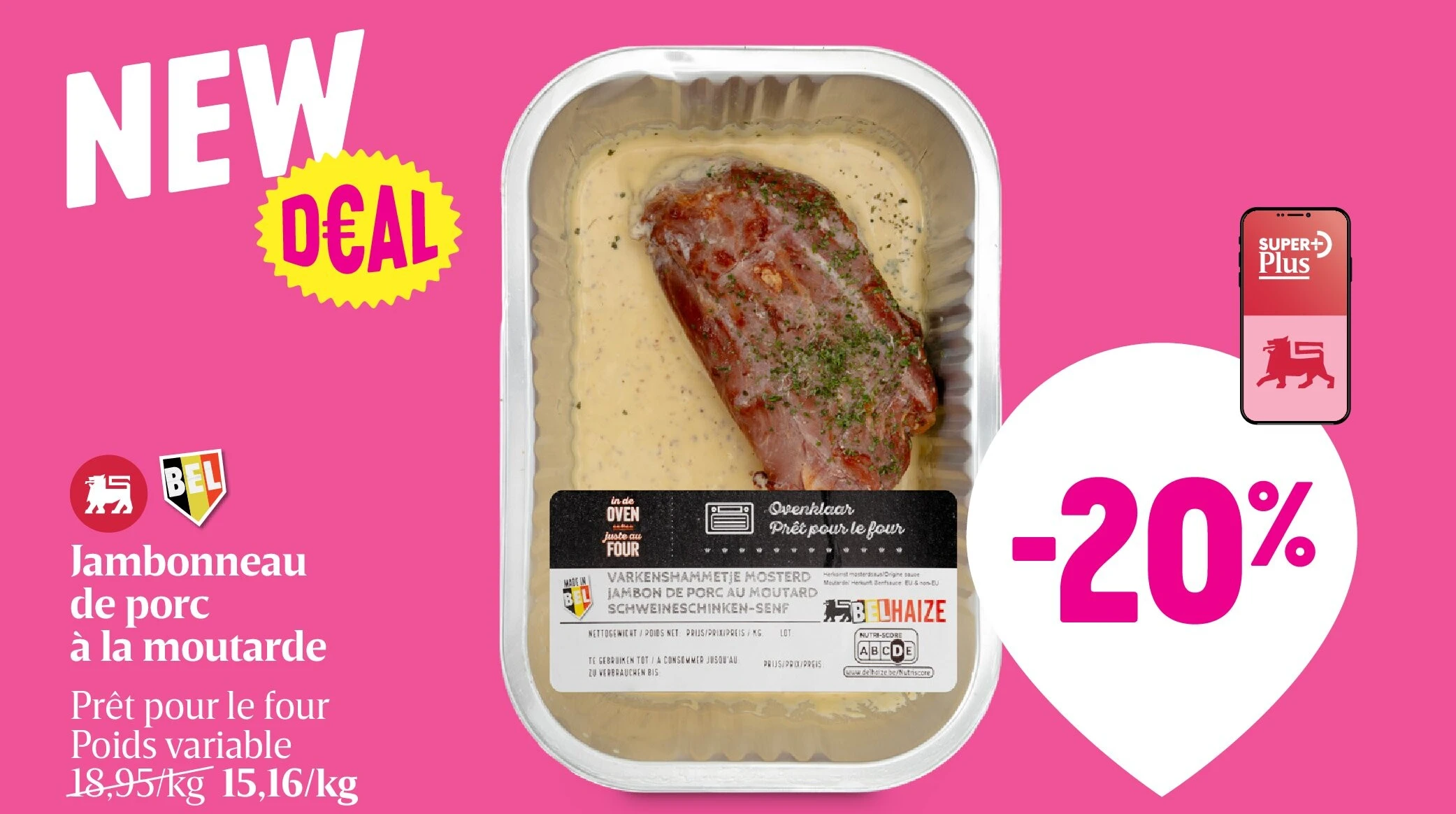 Jambonneau de porc à la moutarde