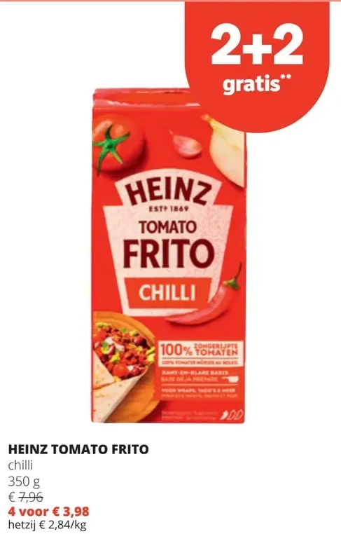 HEINZ TOMATO FRITO chilli 350 g