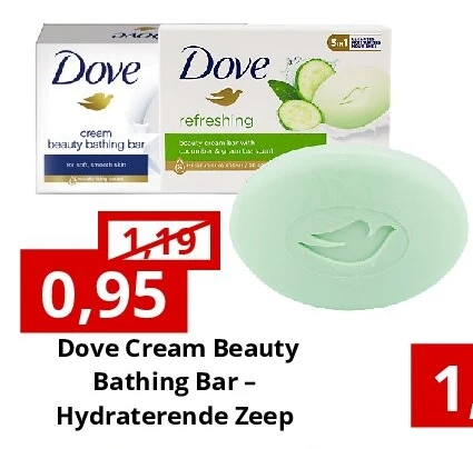 Dove Cream Beauty Bathing Bar – Hydraterende Zeep