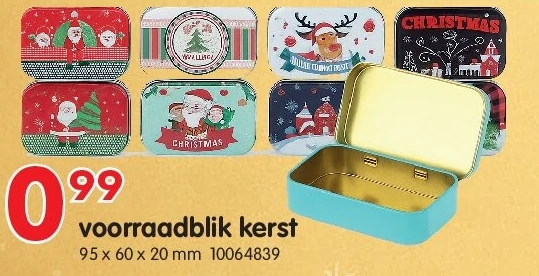 voorraadblik kerst