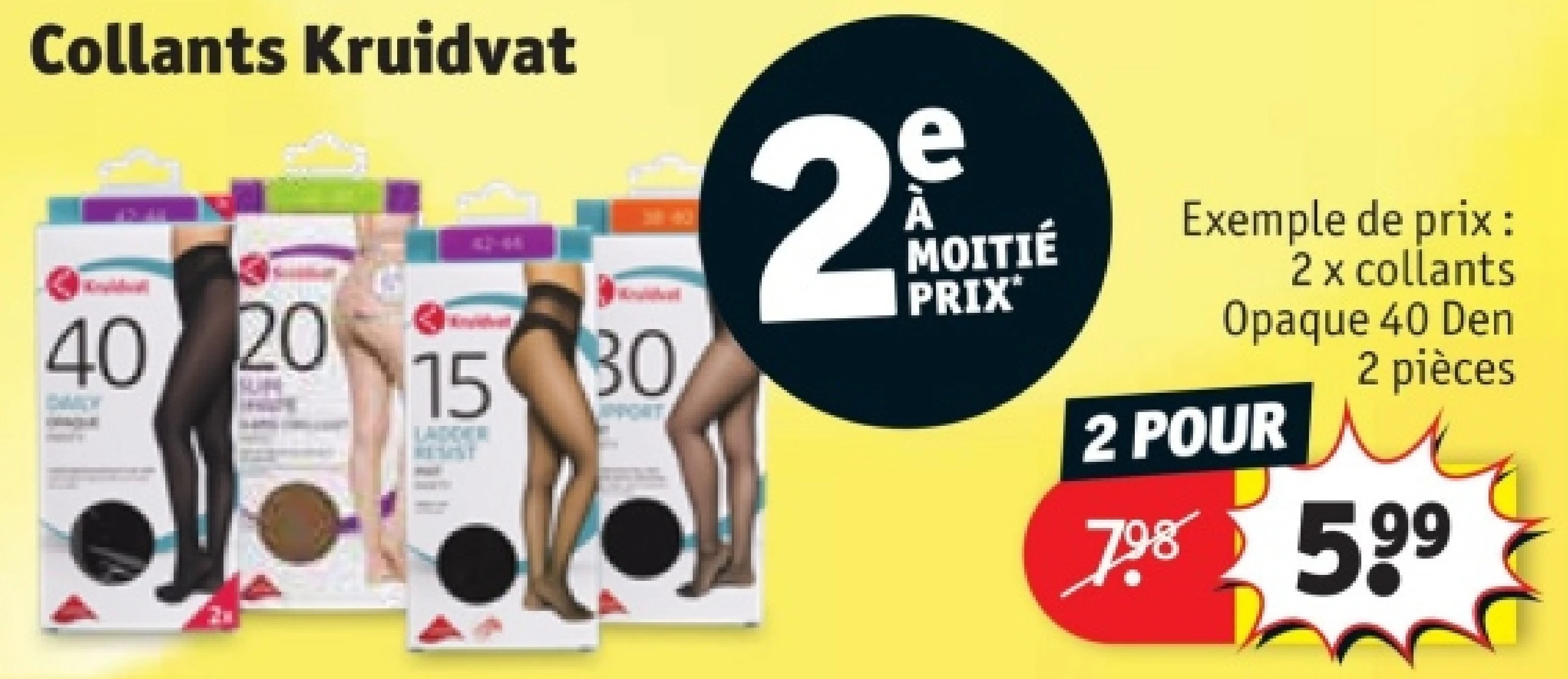 Collants Kruidvat 2 pour