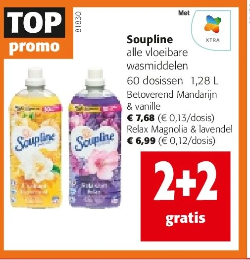 Soupline Betoverend Mandarijn & vanille