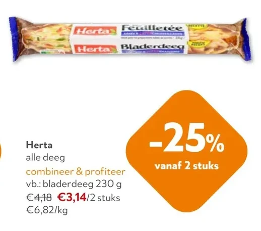 Herta bladerdeeg 230 g