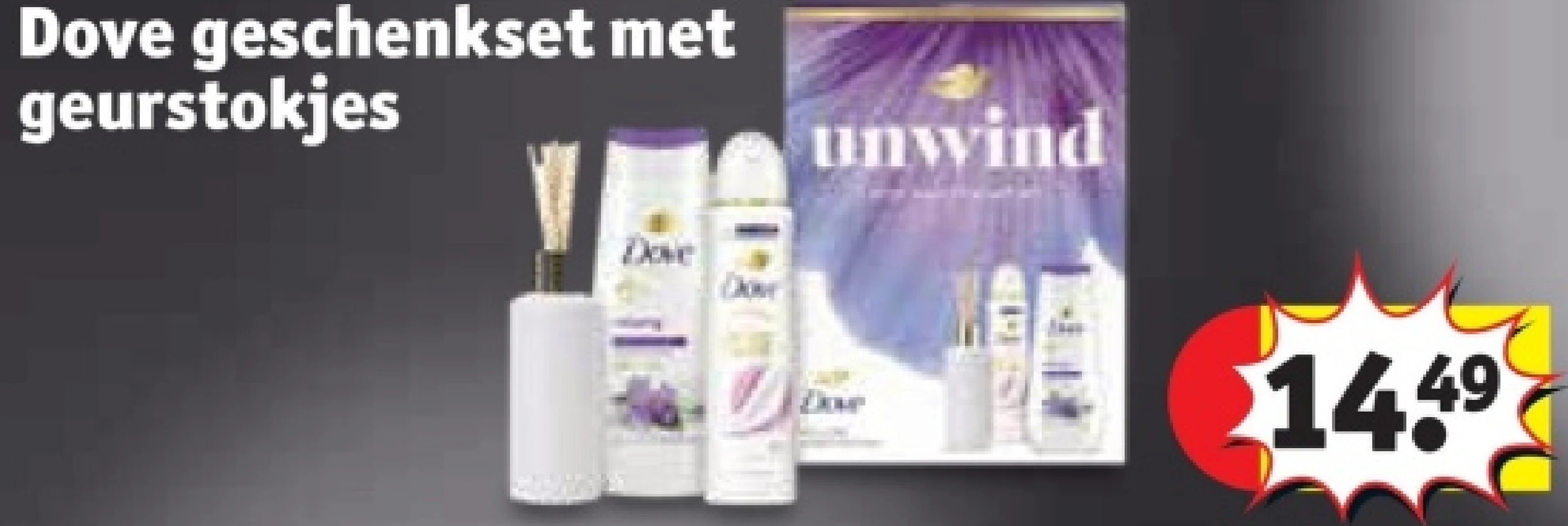 Dove geschenkset met geurstokjes