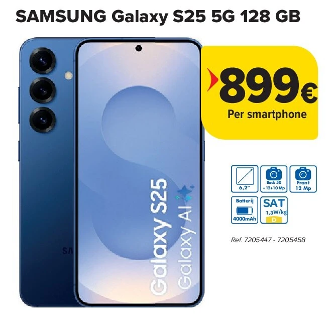 SAMSUNG Galaxy S25 5G 128 GB