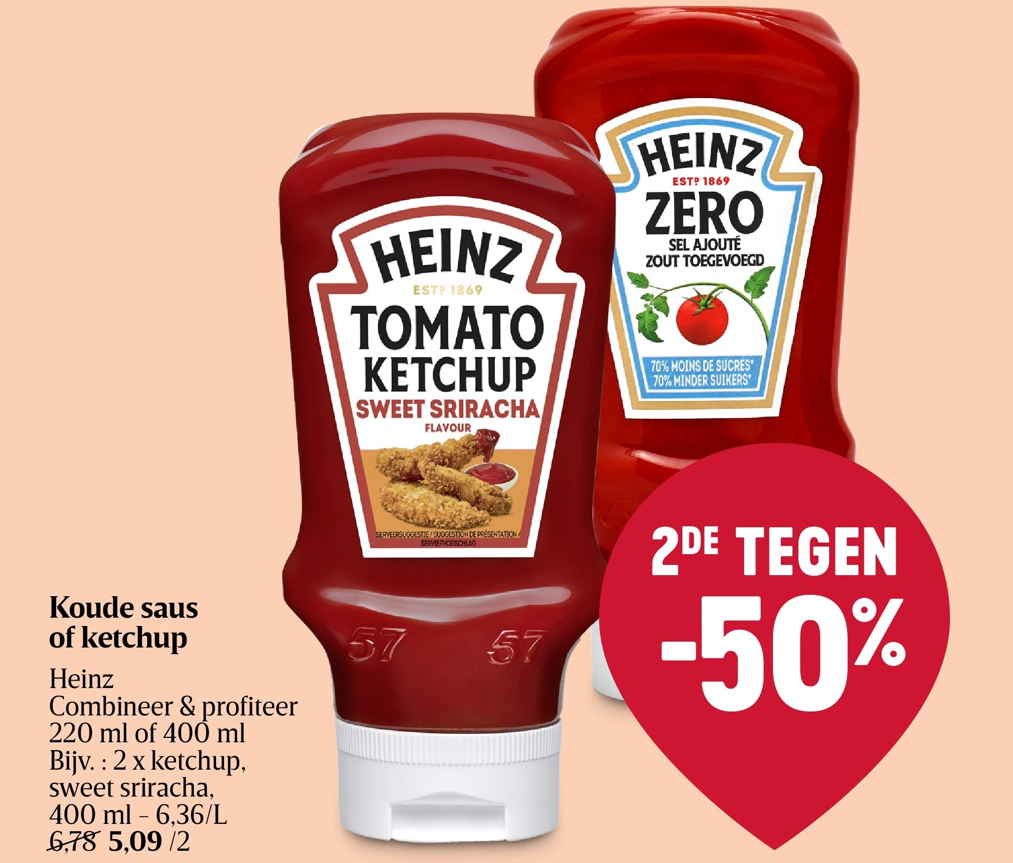 Koude saus of ketchup