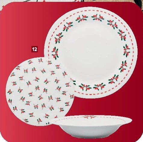 18-delig porseleinen servies