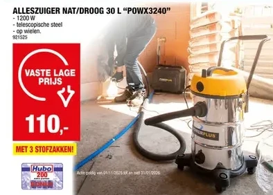 ALLESZUIGER NAT/DROOG 30 L "POWX3240»