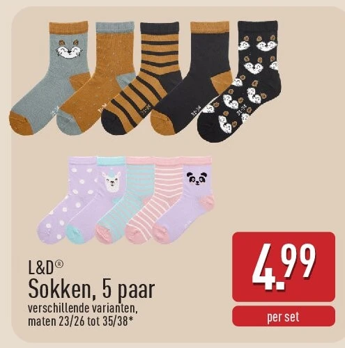 Sokken, 5paar