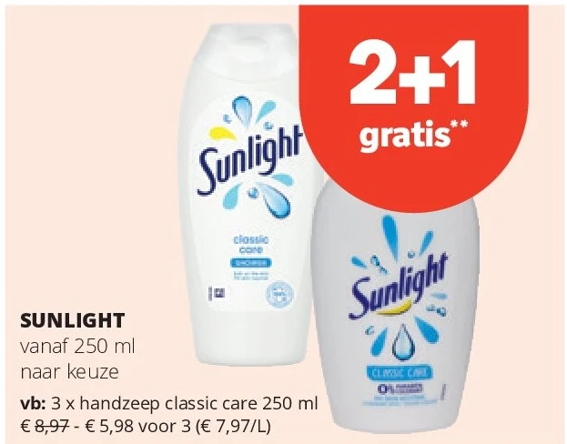 SUNLIGHT handzeep classic care 250 ml