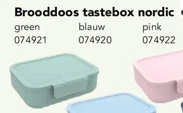 Brooddoos tastebox nordic green
