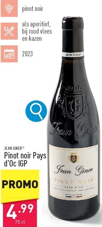 Pinot noir Pays d'Oc IGP