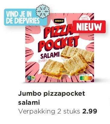 Jumbo pizzapocket salami