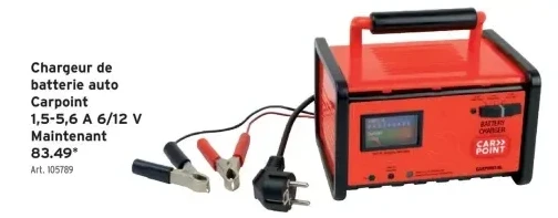Chargeur de batterie auto Carpoint