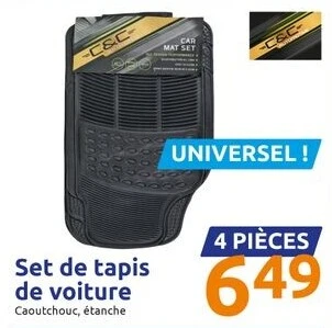 Set de tapis de voiture
