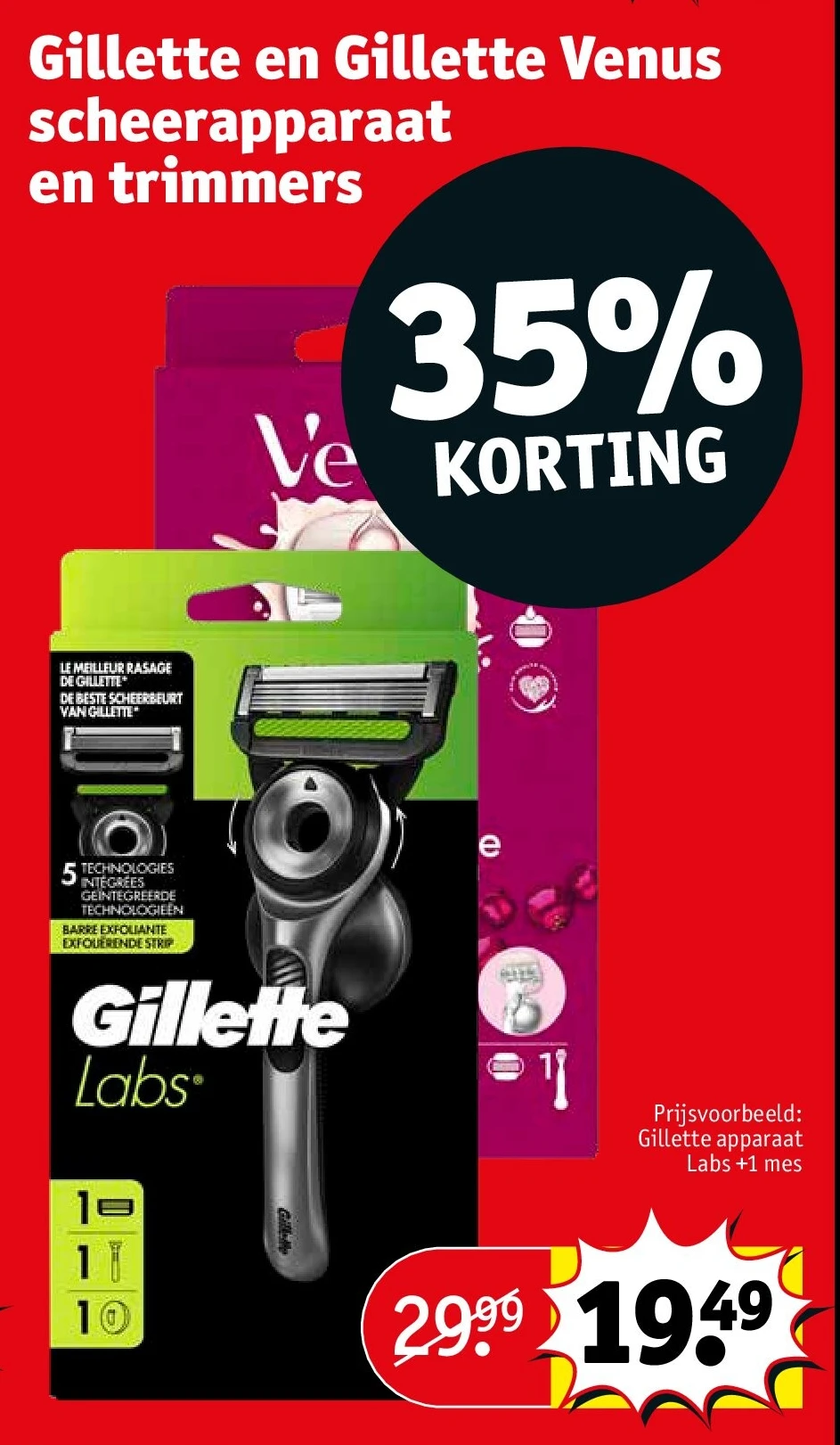 Gillette en Gillette Venus scheerapparaat en trimmers