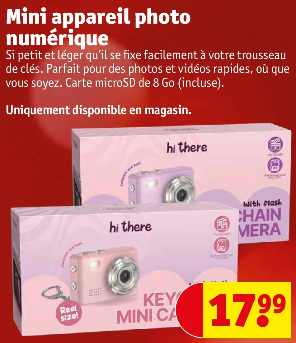 Mini appareil photo numérique